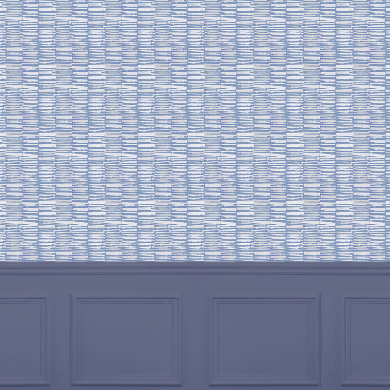 Voyage Maison Merapi 1.4m Wide Width Wallpaper in Bluebell