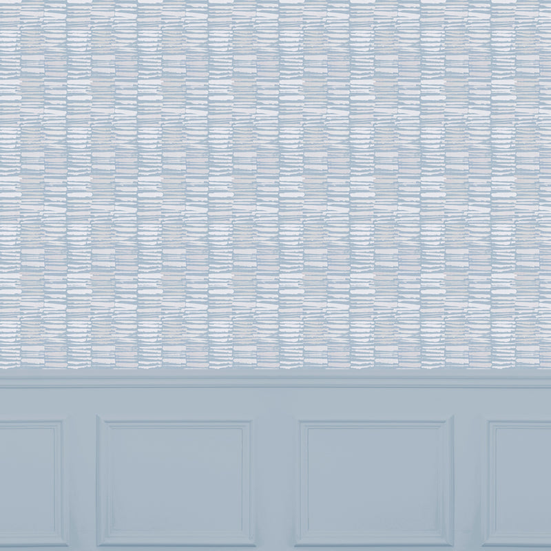 Voyage Maison Merapi 1.4m Wide Width Wallpaper in Denim