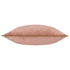 Plain Pink Cushions - Meridian Velvet Cushion Cover Blush/Gold Furn