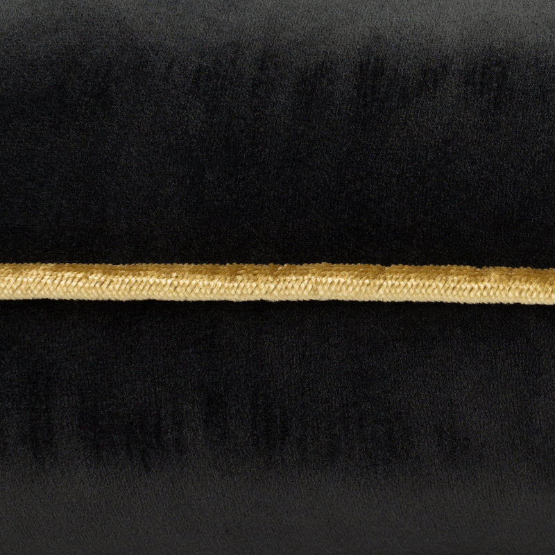  Cushions  - Meridian  Cushion Cover Black/Gold furn.