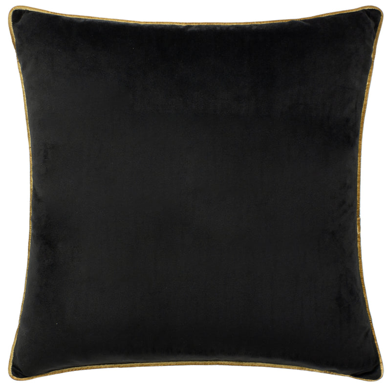  Cushions  - Meridian  Cushion Cover Black/Gold furn.