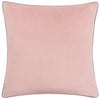 Plain Pink Cushions - Meridian Velvet Cushion Cover Blush/Grey Furn
