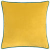 Plain Yellow Cushions - Meridian Velvet Cushion Cover Cylon/Teal Furn