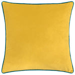 Plain Yellow Cushions - Meridian Velvet Cushion Cover Cylon/Teal Furn