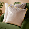Plain Grey Cushions - Meridian Velvet Cushion Cover Dove/Cylon Furn