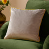 Plain Grey Cushions - Meridian Velvet Cushion Cover Dove/Cylon Furn