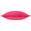 Plain Pink Cushions - Meridian Velvet Cushion Cover Hot Pink/Red Furn
