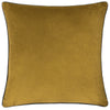 Plain Green Cushions - Meridian Velvet Cushion Cover Moss/Charcoal Furn