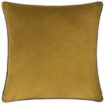 Plain Green Cushions - Meridian Velvet Cushion Cover Moss/Charcoal Furn