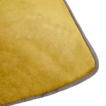 Plain Green Cushions - Meridian Velvet Cushion Cover Moss/Charcoal Furn