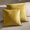 Plain Green Cushions - Meridian Velvet Cushion Cover Moss/Emerald Furn