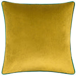 Plain Green Cushions - Meridian Velvet Cushion Cover Moss/Emerald Furn