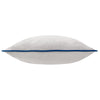 Plain Grey Cushions - Meridian Velvet Cushion Cover Silver/Navy Furn