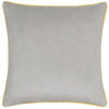 Plain Grey Cushions - Meridian Velvet Cushion Cover Dove/Cylon Paoletti