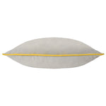 Plain Grey Cushions - Meridian Velvet Cushion Cover Dove/Cylon Paoletti