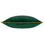 Paoletti Meridian Velvet Cushion Cover in Emerald/Moss