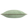 Plain Green Cushions - Meridian Velvet Cushion Cover Eucalyptus/Natural Furn