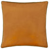 Plain Orange Cushions - Meridian Velvet Cushion Cover Ginger/Olive Furn