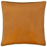 Plain Orange Cushions - Meridian Velvet Cushion Cover Ginger/Olive Furn
