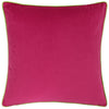 Paoletti Meridian Velvet Cushion Cover in Hot Pink/Lime