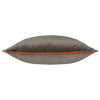 Plain Brown Cushions - Meridian Velvet Cushion Cover Mocha/Pumpkin Paoletti