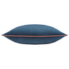 Paoletti Meridian Velvet Cushion Cover in Petrol/Blush