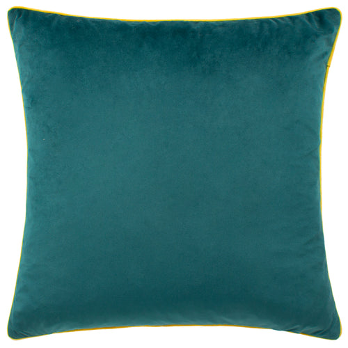 Paoletti Meridian Velvet Cushion Cover in Teal/Cylon