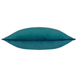 Paoletti Meridian Velvet Cushion Cover in Teal/Navy