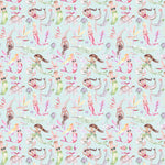 Voyage Maison Mermaid Party Printed Cotton Fabric in Dusk