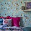 Voyage Maison Mermaid Party 1.4m Wide Width Wallpaper in Aqua