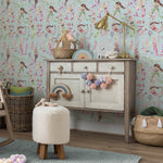 Voyage Maison Mermaid Party 1.4m Wide Width Wallpaper in Dusk