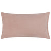 Plain Pink Cushions - Merton Rectangular Velvet Cushion Cover Dusty Rose Yard