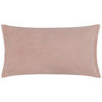 Plain Pink Cushions - Merton Rectangular Velvet Cushion Cover Dusty Rose Yard