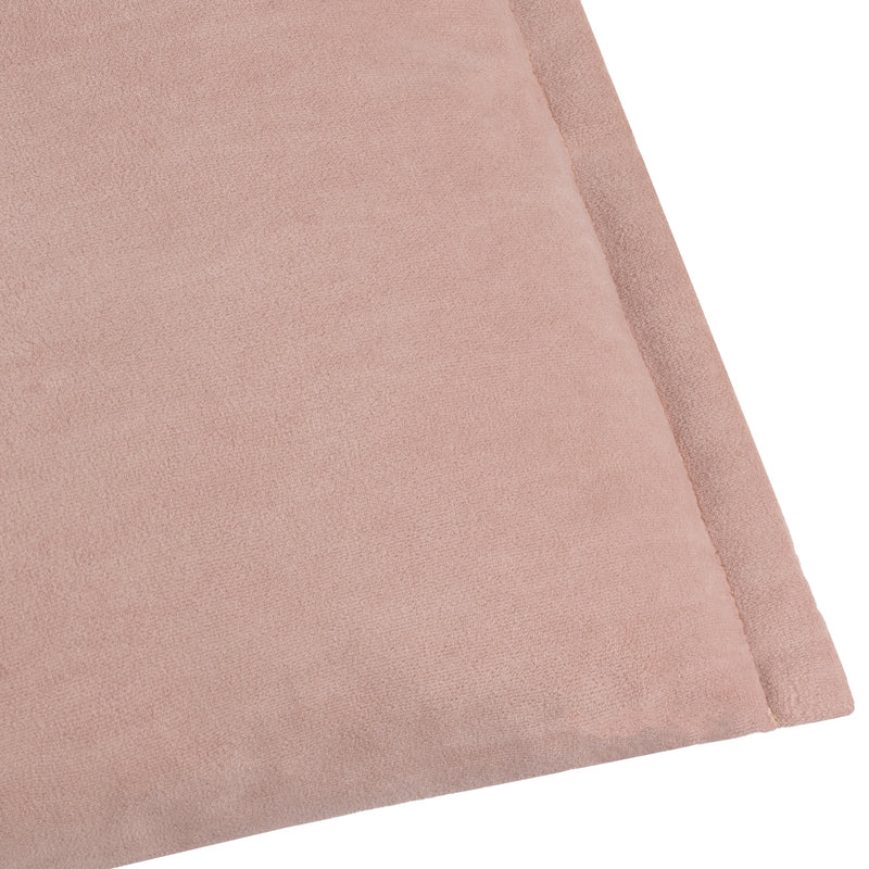 Plain Pink Cushions - Merton Rectangular Velvet Cushion Cover Dusty Rose Yard