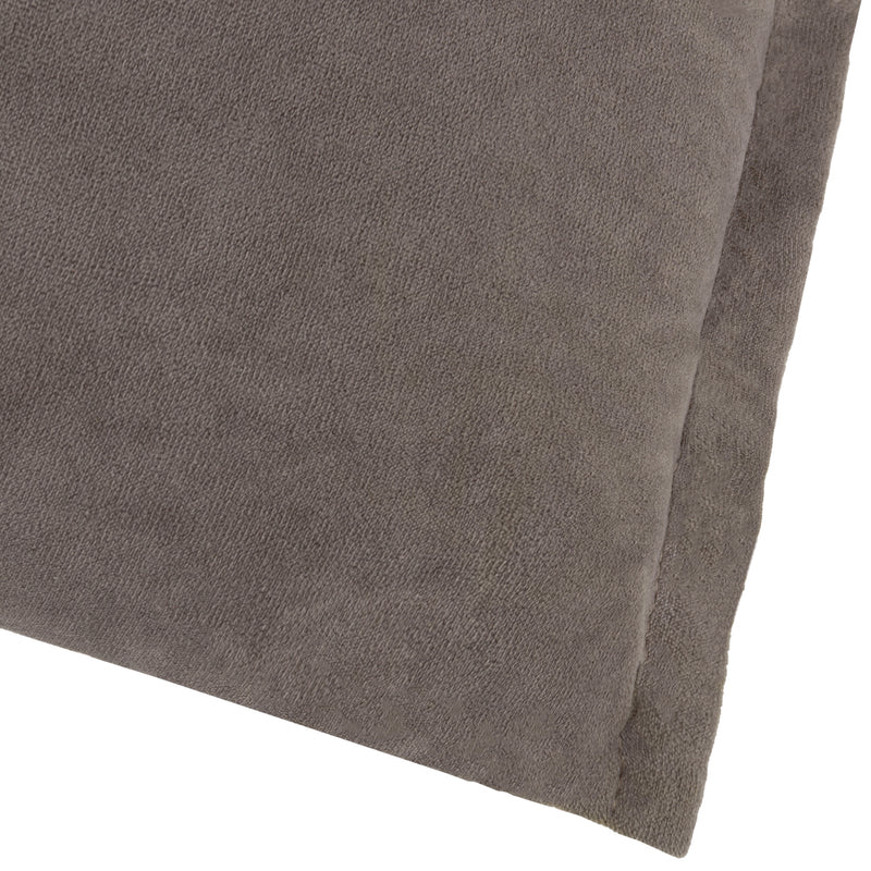 Plain Beige Cushions - Merton Rectangular Velvet Cushion Cover Taupe Yard