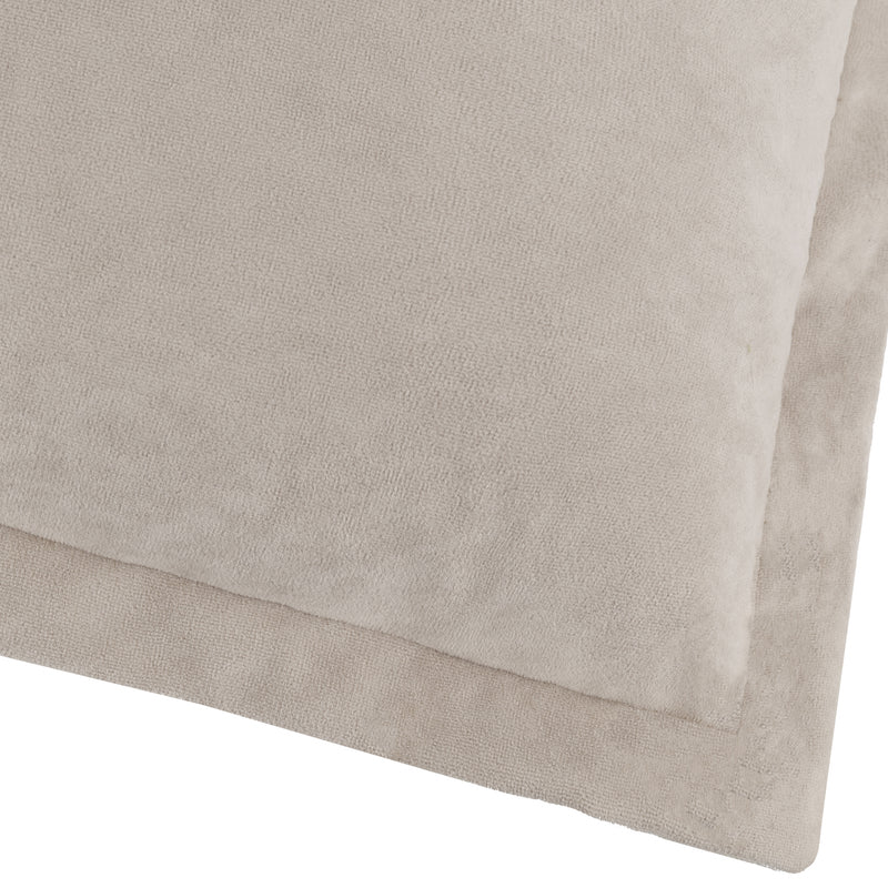 Plain Brown Cushions - Merton Square Velvet Cushion Cover Doe Yard