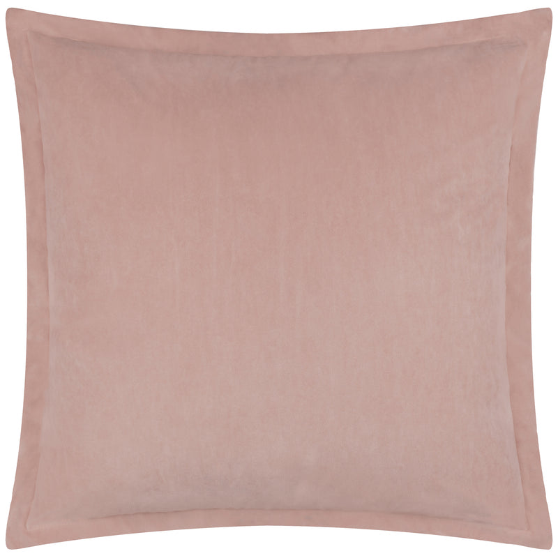 Plain Pink Cushions - Merton Square Velvet Cushion Cover Dusty Rose Yard