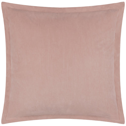 Plain Pink Cushions - Merton Square Velvet Cushion Cover Dusty Rose Yard