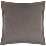 Plain Beige Cushions - Merton Square Velvet Cushion Cover Taupe Yard