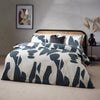 HÖEM Meta Abstract Cotton Rich Duvet Cover Set in Dusk