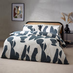 Abstract Blue Bedding - Meta Abstract Cotton Rich Duvet Cover Set Dusk HÖEM