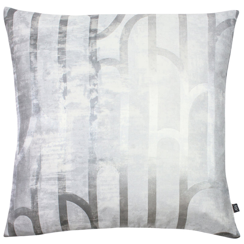 Ashley Wilde Meyer Cushion Cover in Platinum/Silver