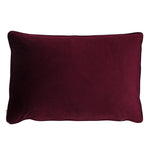 Plain Red Cushions - Midnight Garden Floral Rectangular Cushion Cover Shiraz Evans Lichfield