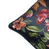 Floral Grey Cushions - Midnight Garden Floral Cushion Cover Grey Evans Lichfield