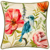 Animal Multi Cushions - Nectar Garden Bluebird Piped Velvet Cushion Cover Bloom Wylder