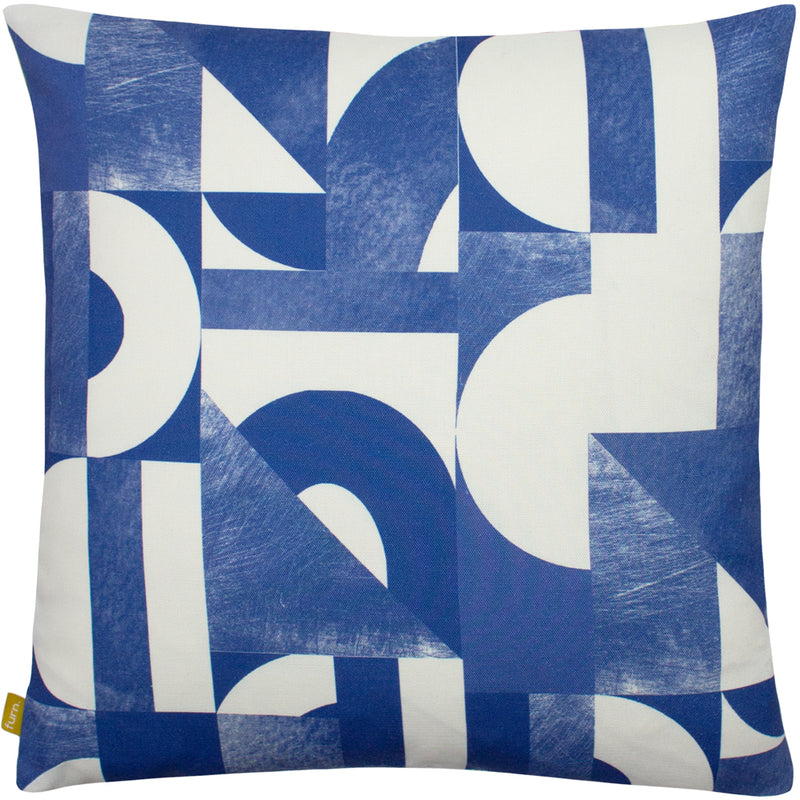 furn. Mikalo 100% Recycled Cushion Cover in Lime/Cobalt