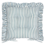  Cushions - Millie Ruffle 2 Pack Seat Pads Blue Wylder