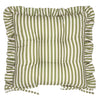  Cushions - Millie Ruffle 2 Pack Seat Pads Green Wylder