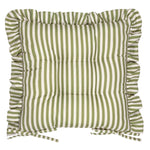  Cushions - Millie Ruffle 2 Pack Seat Pads Green Wylder