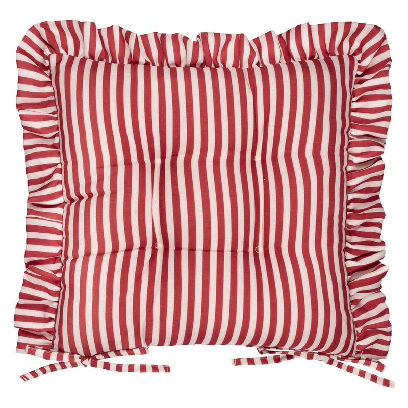  Cushions - Millie Ruffle 2 Pack Seat Pads Red Wylder